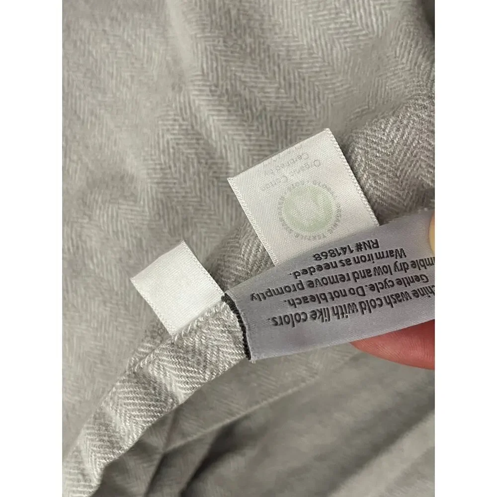 BOLL & BRANCH FLANNEL FLAT SHEET KING/SPLIT KING